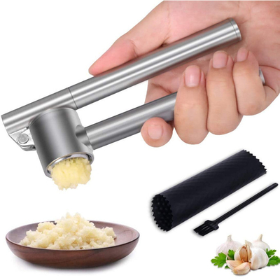 Grupo de aço inoxidável do triturador &amp; do Peeler do alho da prova 304 da oxidação do picador da imprensa de alho