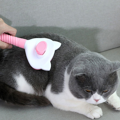 Escova de aço inoxidável feita sob encomenda do removedor do cabelo do animal de estimação dos eletrodomésticos para o gato do cão
