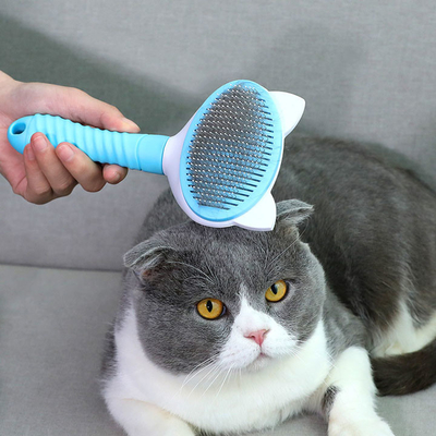 Escova de aço inoxidável feita sob encomenda do removedor do cabelo do animal de estimação dos eletrodomésticos para o gato do cão