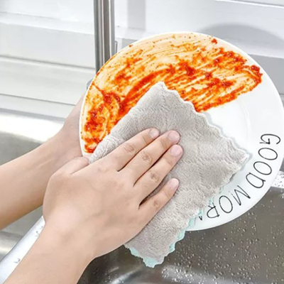 Toalhas de prato ultra absorventes viciados de Coral Velvet Bulk Kitchen Supplies Microfiber