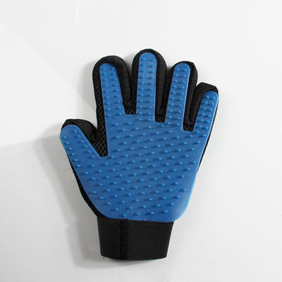 Massagem Deshedding do animal de estimação de Cat Dog Grooming Gloves For do silicone