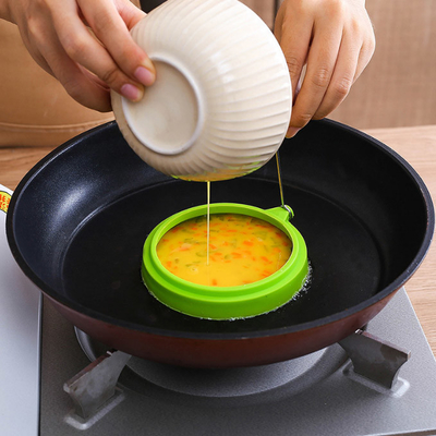 Cozimento do ovo de Ring Mold For Fried Pancake do ovo do silicone da omeleta