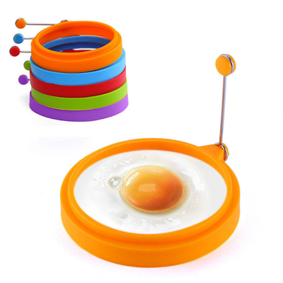 Cozimento do ovo de Ring Mold For Fried Pancake do ovo do silicone da omeleta