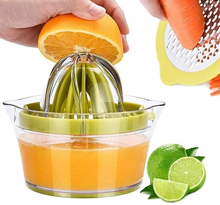 A cozinha maioria manual fornece o Juicer alaranjado do espremedor de frutas do limão com o ralador do copo de medição
