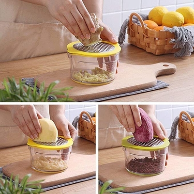 A cozinha maioria manual fornece o Juicer alaranjado do espremedor de frutas do limão com o ralador do copo de medição