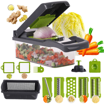 10 em 1 Chopper Slicer Multifunctional vegetal manual