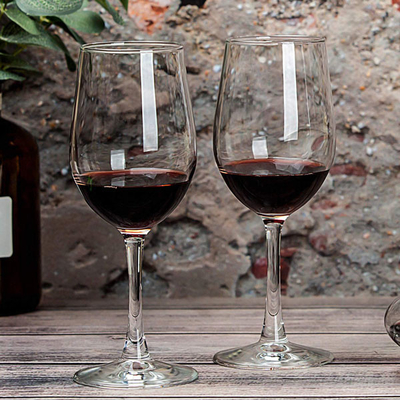Produtos vidreiros bebendo transparentes do copo do vidro de vinho tinto da cozinha do ODM no volume