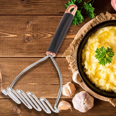 Masher de aço inoxidável da batata triturada de fio de metal da ferramenta dos eletrodomésticos da cozinha
