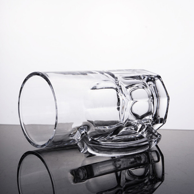 Cerveja personalizada Stein Glass Mug With Handle da extra grande 35 onças