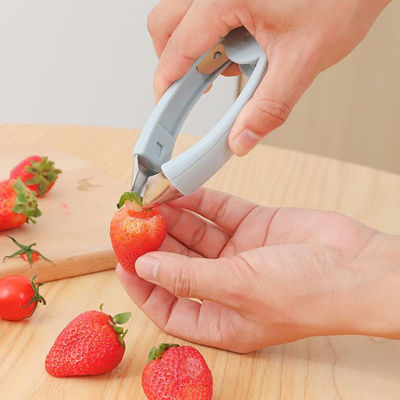 Removedor de aço inoxidável da haste do descascador do tomate do abacaxi da batata da morango da cozinha