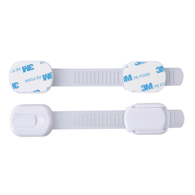 Correias adesivas da fechadura da porta dos produtos plásticos dos eletrodomésticos do armário da gaveta para a segurança dos bebês