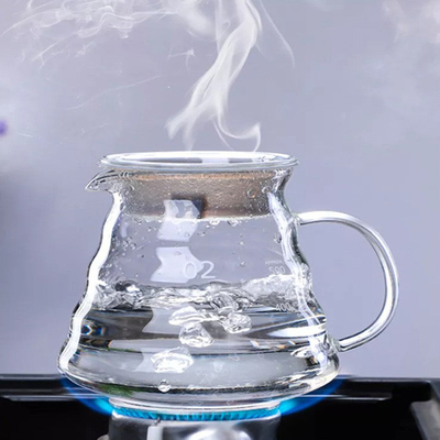 Fabricante de café essencial feito a mão de Barista Tools Borosilicate Glass com o filtro de vidro do funil
