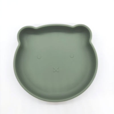 Placas de jantar bonitos do silicone da multi cor para fontes da cozinha das crianças
