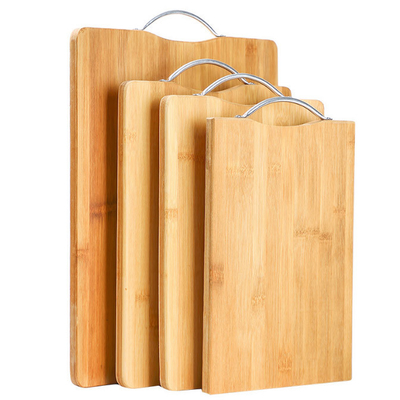 Utensílios de bambu de madeira superiores resistentes da cozinha que desbastam placas de corte
