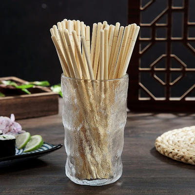 Hashis de bambu descartáveis dos utensílios da cozinha de 50 pares empacotados individualmente
