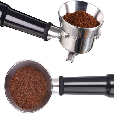 Café de aço inoxidável que dosa o café do anel 54mm que dosa o funil