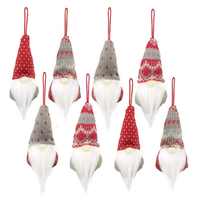 Gnomos feitos a mão do luxuoso dos ornamento do Natal de Dia das Bruxas para a árvore do Xmas