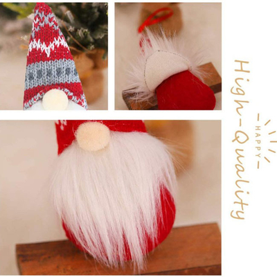 Gnomos feitos a mão do luxuoso dos ornamento do Natal de Dia das Bruxas para a árvore do Xmas