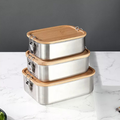 Recipiente de alimento da lancheira do compartimento das crianças de aço inoxidável multi para a escola