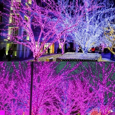 luzes impermeáveis postas solares da corda do Natal do diodo emissor de luz de 20m para a decoração do casamento do partido