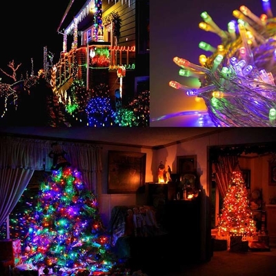 luzes impermeáveis postas solares da corda do Natal do diodo emissor de luz de 20m para a decoração do casamento do partido