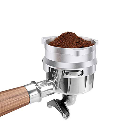 Café de alumínio livre das mãos da tira 54mm que dosa o funil para o café da casa