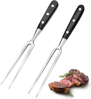 Forquilha de aço inoxidável do ASSADO do bife de 12 polegadas para a grade do assado da cozinha