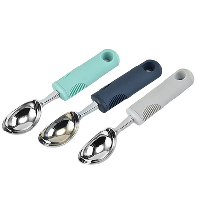 Maioria de aço inoxidável fontes da cozinha gelado a colher 25mm com não o punho do deslizamento