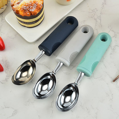 Maioria de aço inoxidável fontes da cozinha gelado a colher 25mm com não o punho do deslizamento