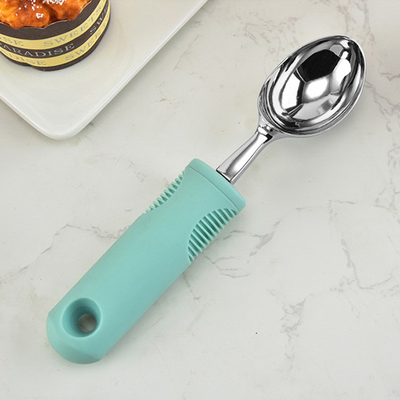 Maioria de aço inoxidável fontes da cozinha gelado a colher 25mm com não o punho do deslizamento