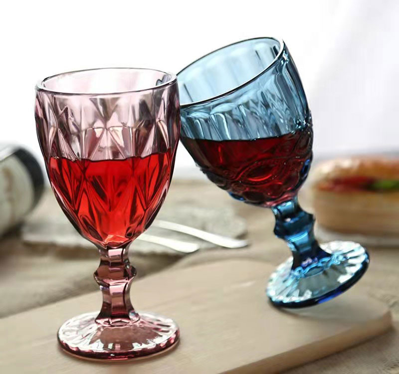Taças de vinho champanhe taças coloridas a granel para cozinha